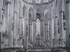 Cologne Cathedral, Choir East View , Cologne, Germany, EUR, 1886