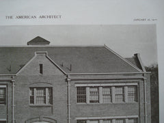 Model School Building at the State Normal School , New Britain, CT, 1910, Davis & Brooks