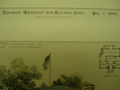United States Post Office , Carrollton, KY, 1900, James Knox Taylor