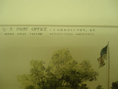 United States Post Office , Carrollton, KY, 1900, James Knox Taylor