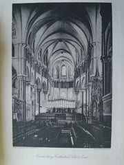 Canterbury Cathedral, East Choir View , Canterbury, England, UK, 1886