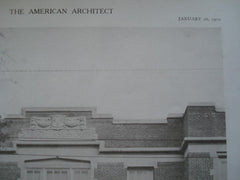 Model School Building at the State Normal School , Willimantic, CT, 1910, Davis & Brooks