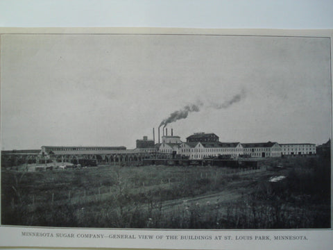 Minnesota Sugar Company- General View of the Buildings , St. Louis Park, MN, 1903