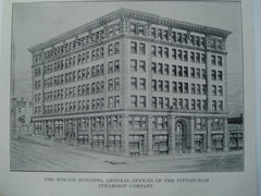 Wolvin Building, General Offices of the Pittsburgh Steamship Company , Duluth, MN, 1903
