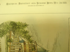 Residence of J. H. Ammon, Cleveland, OH, 1881, J. A. Schweinfurth