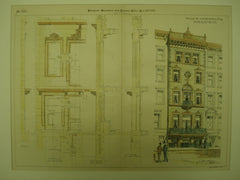 House of J. W. Henning, Esq. , New York, NY, 1893, James Brown Lord