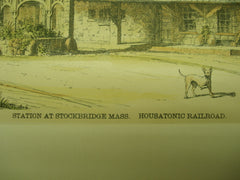 Massachusetts and Pennsylvania Passenger Stations, 1893, Gordon, Bragdon & Orchard, Frank Waller