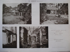 Views of Country House and Grounds of Mr. J.C. Hopkins , Dover, MA, 1910, Kilham & Hopkins