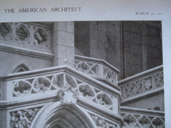 Open-Air Pulpit part of Grace Church , New York, NY, 1910, William W. Renwick