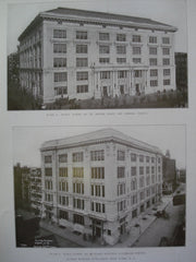 Public School, No. 38, Clark, Dominick and Broome Streets & Public School, No. 62, Hester, Essex and Norfolk Streets, New York, NY, 1908, C.B.J. Snyder