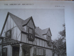 Gardener's Cottage: House for E.A. Clark, Esq., Jamaica Plain, MA, 1910, Kilham & Hopkins