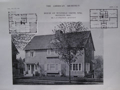 House of Winfield Smith, Esq., Brookline, MA, 1913, E.B. Stratton
