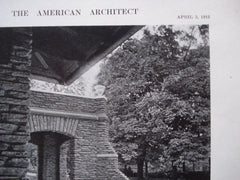 House of E.H. Mulford, Esq., Greenwich, CT, 1913, Henry W. Rowe