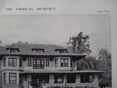 House of E.H. Mulford, Esq., Greenwich, CT, 1913, Henry W. Rowe