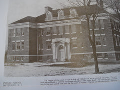 Public School, Metuchen, NJ, 1909, Walker & Morris