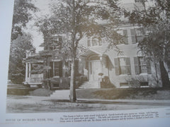 House of Richard Webb, Esq., Portland, ME, 1909, J.C. & J.H. Stevens