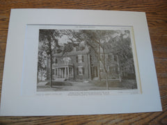 House of Herbert Payson, Esq, Portland, ME, 1909, J.C. & J.H. Stevens