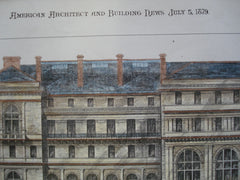 Design for the Union League Club-House, New York, NY, 1879, R.M. Hunt