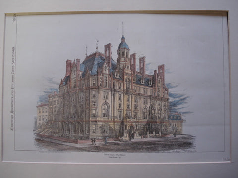 Union League Club House, New York, NY, 1879, Peabody and Stearns