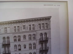 The Stoneleigh Court Apartments, Washington, DC, 1909, James G. Hill