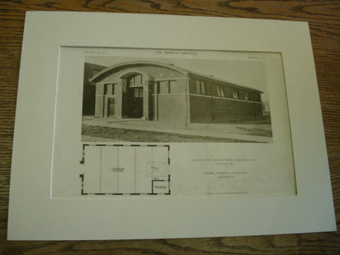 Garage for Messrs. Sears, Roebuck & Co., , Chicago, IL, 1909, Nimmons & Fellows
