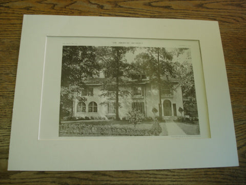House of H.W. Crowell, Esq., Glenridge, NJ, 1909, Davis, McGrath & Kiessling
