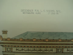 Residence for L. D. Dozier, Esq. at Westmoreland Place, St. Louis, MO, 1899, J. L. Wees