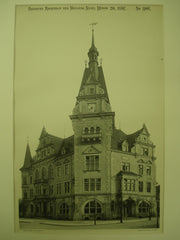 Rathaus, Plauen, Saxony, Prussia, EUR, 1897, Lossow & Viehweger
