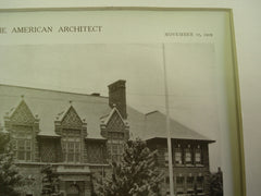Liberty School, Englewood, NJ, 1909, Davis, McGrath & Kiessling