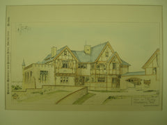 House for E. H. Curtis , Kennebunkport, ME, 1894, Unknown
