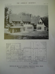 House of Mr. M.T. Curtis, Chestnut Hills, MA, 1913, Putnam & Cox