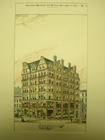 The Derby Building, Cincinnati, OH, 1887, Samuel Hannford