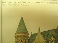 Young Mens Christian Association Building, Worcester, MA, 1887, Fuller & Delano