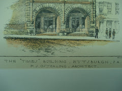 The Times Building , Pittsburgh, PA, 1892, F. J. Osterling