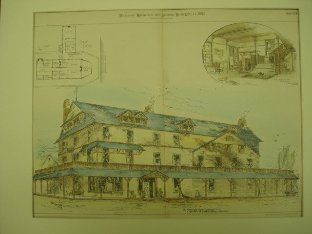 Seabright Hotel , Seabright, NJ, 1882, H. Edwards Ficken
