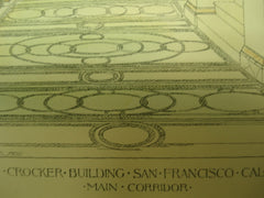 Main Corridor of the Crocker Building, San Francisco, CA, 1890, A. Page Brown