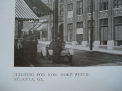 Building for Hon. Hoke Smith , Atlanta, GA, 1909, Harry Leslie Walker
