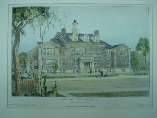 Public School , Hasbrouck Heights, NJ, 1905, Walker & Morris
