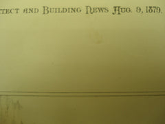 Harvard Church, Brookline, MA, 1879, E. T. Potter