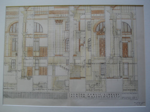 Taunton Public Library , Taunton, MA, 1903, Albert Randolph Ross