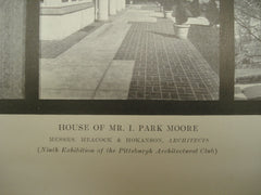 House of Mr. I. Park Moore , Pittsburgh, PA, 1915, Heacock & Hokanson