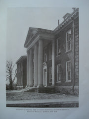 Entrance Detail of the United Hospital of Portchester, Portchester, NY, 1914, Griffin & Wynkoop