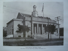 Post Office, Beverly, MA, 1914, James Knox Taylor