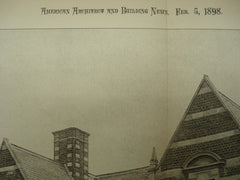 Residence of the Leicester Water-Works , Leicester, England, UK, 1898, J. B. Everard