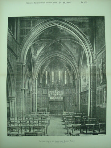 Lady Chapel of St. Augustine's Church , Kilburn, London, England, UK, 1898, J. L. Pearson