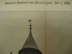 Residence of the late W. Burges on Melbury Road , Kensington, England, UK, 1895, W. Burges