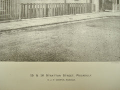 15 & 16 Stratton Street , Piccadilly, London, England, UK, 1899, C. J. H. Cooper