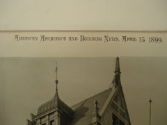 Club-House of the German Society of Civil Engineers , Berlin, Prussia, EUR, 1899, Reimer & Korte