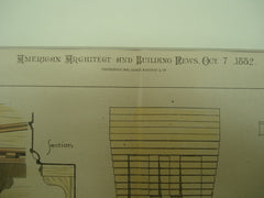 Exterior Details of the House for Geo. D. Moore, Esq., Arlington, MA, 1882, Messrs. Rand & Taylor