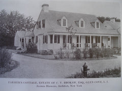 Farmer's Cottage on the Estate of C.V. Brokaw, Esq., Glen Cove, Long Island, NY, 1914, Alfred Hopkins